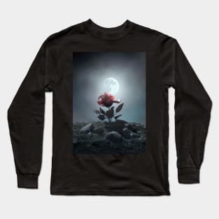 Rose on the Moon Long Sleeve T-Shirt